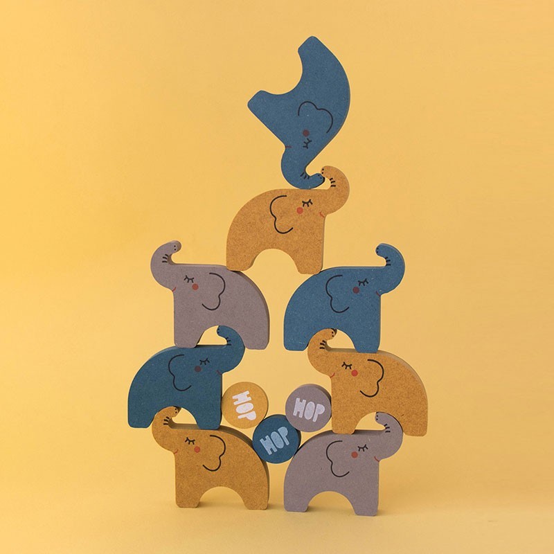 wooden balance game